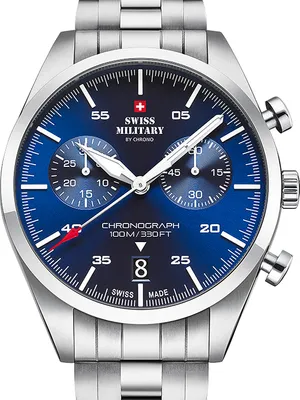 Produktbild von Swiss Military SM34090.02 Chronograph Herrenuhr 43mm 10ATM