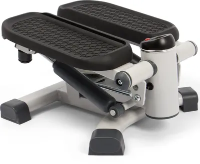 A compact step machine for exercise.