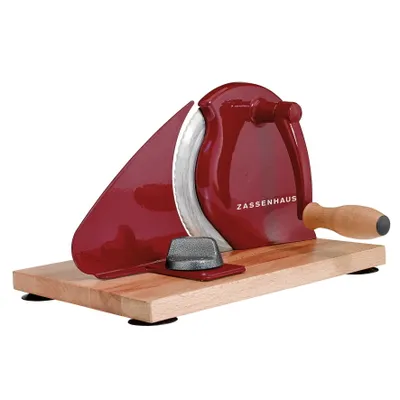 Obrázok produktu pre Zassenhaus 72075 Zassenhaus Brotschneidemaschine manuell, rot