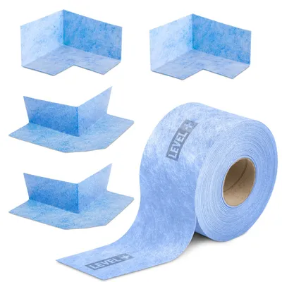 Zdjęcie produktu dla Zestaw do Hydroizolacji Taśma B04-10mb, Narożniki-4szt, LEVEL+ SETB19