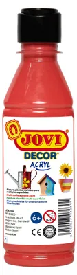 Produktbild von Jovi DECOR ACRYL Mehrzweckfarben 250 ml Flasche, zinnoberot