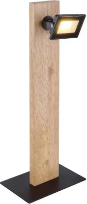 Produktbild von LED Tischleuchte, Holz, schwarz, braun, H 45 cm