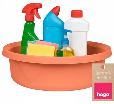 Produktbild von Hoga Runde 9L Plastikschüssel Kupfer Küchenschüssel