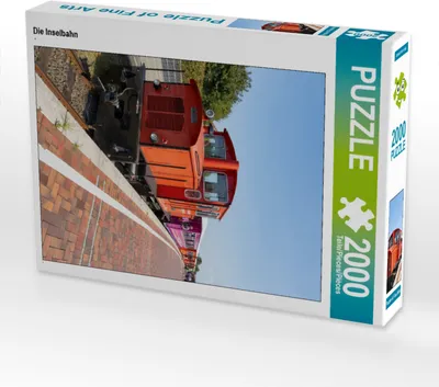 Produktbild von CALVENDO Puzzle Die Inselbahn 2000 Teile Puzzle hoch | 2000 Teile Lege-Größe 90x67cm Foto-Puzzle für glückliche Stunden