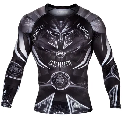 Productafbeelding van Venum, Gladiator 3.0 compressietop, heren, XXL, zwart/wit