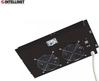 Image de Intellinet Compartiment de ventilation pour rack (230 V) avec thermostat (2 ventilateurs)