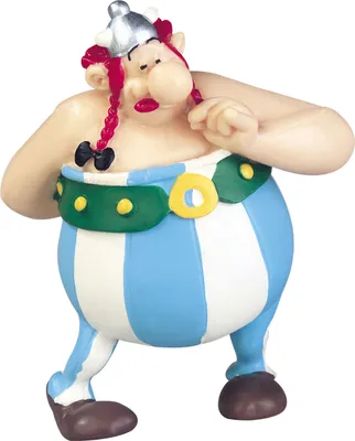 Produktbild von Plastoy SAS 60546 - Obelix mit Blumenstrauß