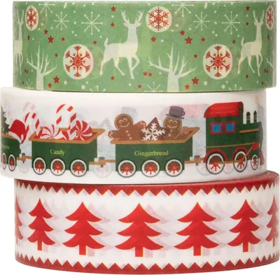 Produktbild von Colorations – Washi Tape Weihnachten, 3 Rollen à 5 m