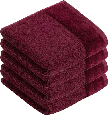 Produktbild von 4er Pack Gästetuch Pure von der Marke Vossen 40 x 60 cm