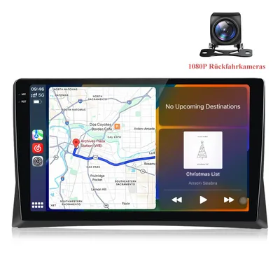 Produktbild von Autoradio Rückfahrkamera für VW Multivan T5 2008-2015 Navigation 9,5 Zoll GPS 8GB+256GB Android CarPlay Android Auto 4G LTE DSP