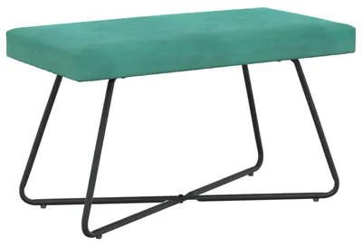 Produktbild von vidaXL Bank Türkis 80 x 40 x 45 cm Samt