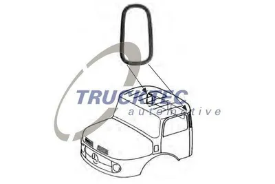 Produktbild von TRUCKTEC AUTOMOTIVE Zier- / Schutzleiste Seitenscheibe 01.50.003
