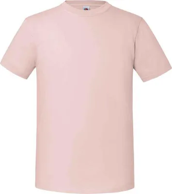 Productafbeelding van Fruit of the Loom - "Iconic 195 Premium" heren T-shirt, model FK2657 (maat S), kleur: lichtroze