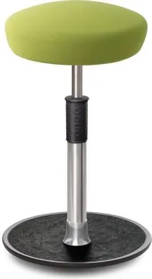 Produktbild von Sitz- Stehhocker Free Tall Hutsitz Gestrick Hellgrün chrom /schwarz.