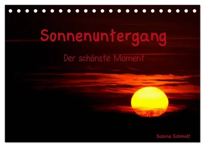 Produktbild von Sonnenuntergang (Tischkalender 2027 DIN A5 quer), CALVENDO Monatskalender