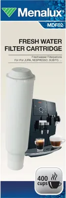 Obrázek produktu pro Filtrační patrona Menalux pro čerstvou vodu, vodní filtr vhodný pro plně automatický filtr Jura Impressa, MDF02