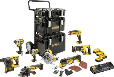 Immagine prodotto di Confezione combinata DEWALT a batteria (8 pezzi), 18V