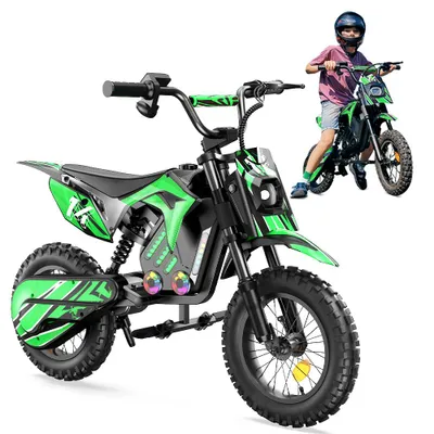 Produktbild von A14 Kinder Elektromotorrad 250W, Elektro Crossbike, 36V 5,2Ah Akku, 14 Zoll Reifen, Reichweite bis 22 km, bis 80 kg