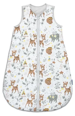 Sensillo Babyschlafsack M 50 × 80 cm, Waldabenteuer, für 9–18 Monate