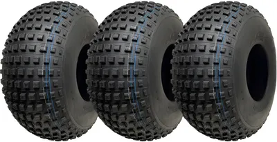 Produktbild von 25x12.00-9 Stollenreifen für ATVs und Quads, 4-lagig, John Deere Gator, straßenzugelassen (3er-Set)