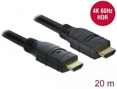 Image de Câble HDMI haute vitesse Delock, avec Ethernet, 20 mètres