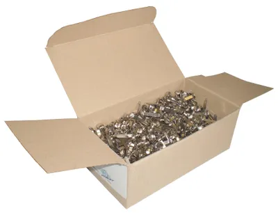 Produktbild von Wedo 1123000 Musterbeutelklammern, 1000 Stuck, silber