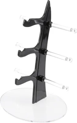 Produktbild von Brillenständer Segelboot-Design, 3-lagig, schwarz, für Brillen und Schmuck