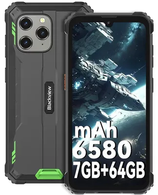 Produktbild von Blackview BV5300 Pro, 15,4 cm (6.08"), 4 GB, 64 GB, 13 MP, Android 12, Grün