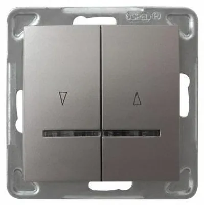 Obrázok produktu pre Ospel ŁP-7YS/m/23, Titán, IP20, 250 V, 10 A, 71 mm, 40 mm