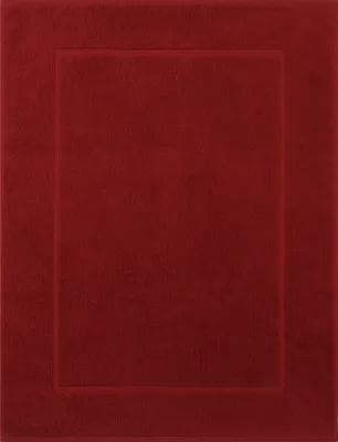 Produktbild von Betz Badvorleger 50x70 cm PREMIUM Badematte Badteppich Duschvorleger 100% Baumwolle 650g/m²  Farbe: dunkelrot