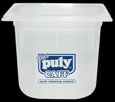 Immagine prodotto di Puly Caff Soak Basin Single – Vasca di ammollo professionale per portafiltri e accessori – 17,6 x 16 x 15 cm