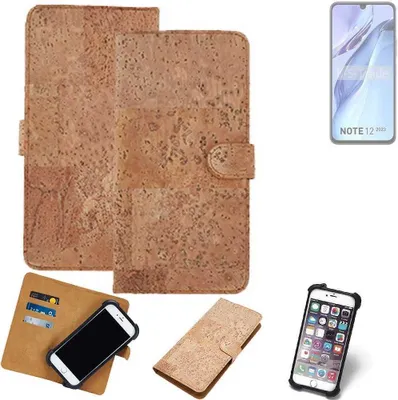 Produktbild von K-S-Trade Hülle kompatibel mit Infinix Note 12 2023  Kork Handyhülle Cover  Schutzhülle TPU Case Bumper in Hellbraun, (1x)
