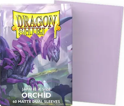 Produktbild von Dragon Shield Japanische Größe Dual Matte Sleeves - Orchidee (60 Sleeves)