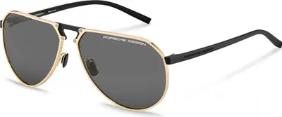 Produktbild von Porsche Design P8938 Gold, black 64/14/145 Herren Sonnenbrillen
