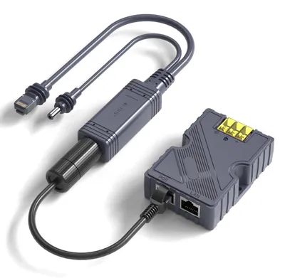 Image de Diviseur de tension PoE 12V 150W DC, compatible 48V/3A, avec protection ESD