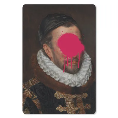 Produktbild von MuchoWow® Mauspad Mousepad Wilhelm von Oranien - Adriaen Thomasz - Rosa 18x27 cm - Mousepads - Maus Mat - Pad - Mausunterlage