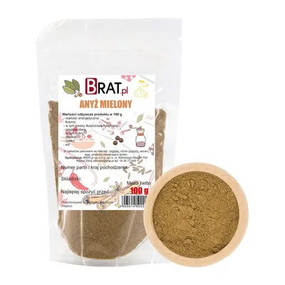 Obrázok produktu pre Mletý aníz 100g Brat.pl