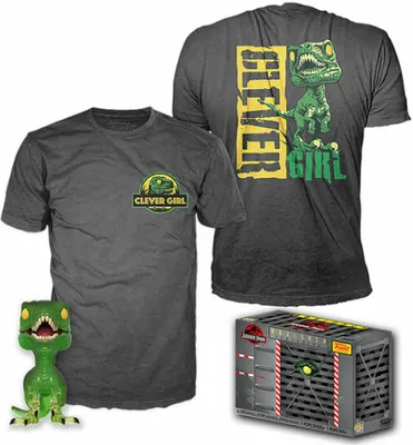 Immagine prodotto di Funko Pop! Jurassic Park - Figurka Velociraptora z T-shirtem Exclusive S