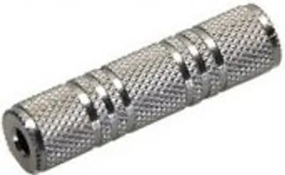 Produktbild von Goobay Kopfhörer-Adapter, AUX-Klinke 3,5 mm, Buchse zu Buchse, Metallausführung, Zink
