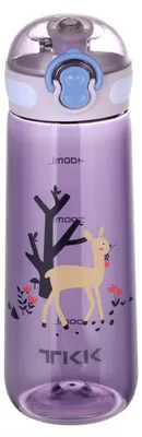 Produktbild von Auslaufsichere Trinkflasche für Kinder aus Tritan, einfach mit einer Hand zu bedienen