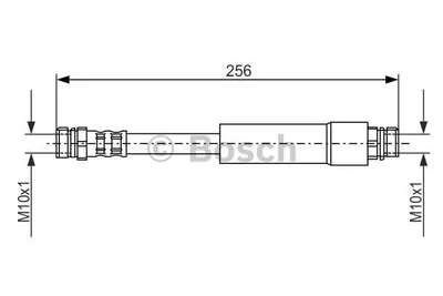 Produktbild von Bosch | Bremsschlauch (1 987 476 284) passend für Seat, VW, Audi, Skoda