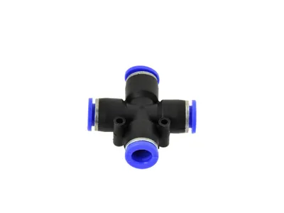 Image de Raccord en croix pour tuyau à air de 6 mm 01665
