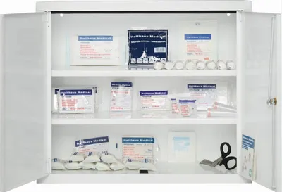 Produktbild von Holthaus Medical Medizinschrank Securitas ohne Füllung weiß