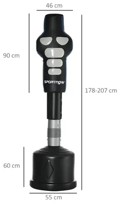 Produktbild von SPORTNOW Free Standing Punch Bag Height Adjustable with Practice Muscle Target