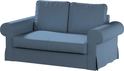 Produktbild von Dekoria Bezug für Backabro 2-Sitzer Sofa ausklappbar, blau, Bezug für Backabro 2-Sitzer Sofa