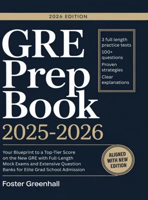 Produktbild von GRE Prep Book 2025-2026