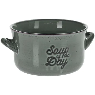 Image de Siaki Collection Bol à soupe | BOUILLONTASSE | Bol à soupe en céramique 650 ml en VERT