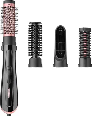 Obrázek produktu pro Horkovzdušní kartáč - Fénový kartáč - Nástroj pro styling vlasů - 4 v 1 - 1000 W - Černý