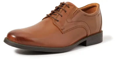 Productafbeelding van Clarks Whiddon, platte herenschoen, donkerbruin leer, maat 14