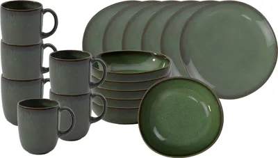 Produktbild von like. by Villeroy & Boch Lave vert Frühstücks-Set 18-teilig